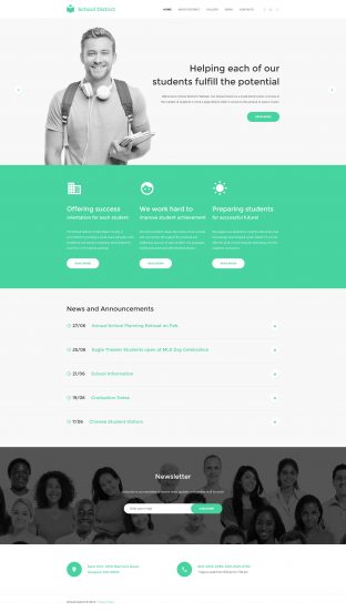 Education Template Responsive Website Template