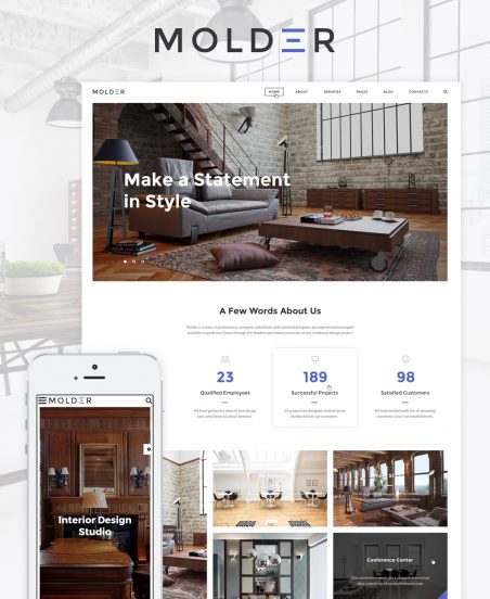 Molder - Interior Design Website Template