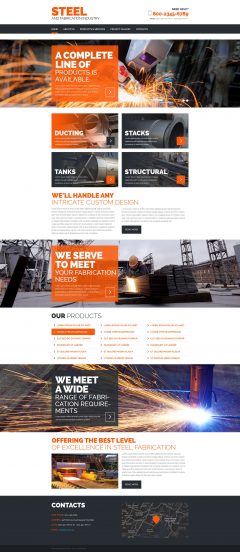 Steelworks Template Responsive Website Template