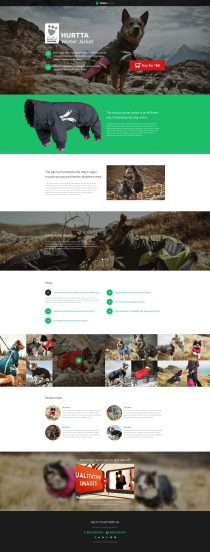 Animals & Pets Template Landing Page Template