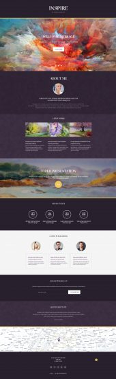 Painting Company Template Responsive Landing Page Template