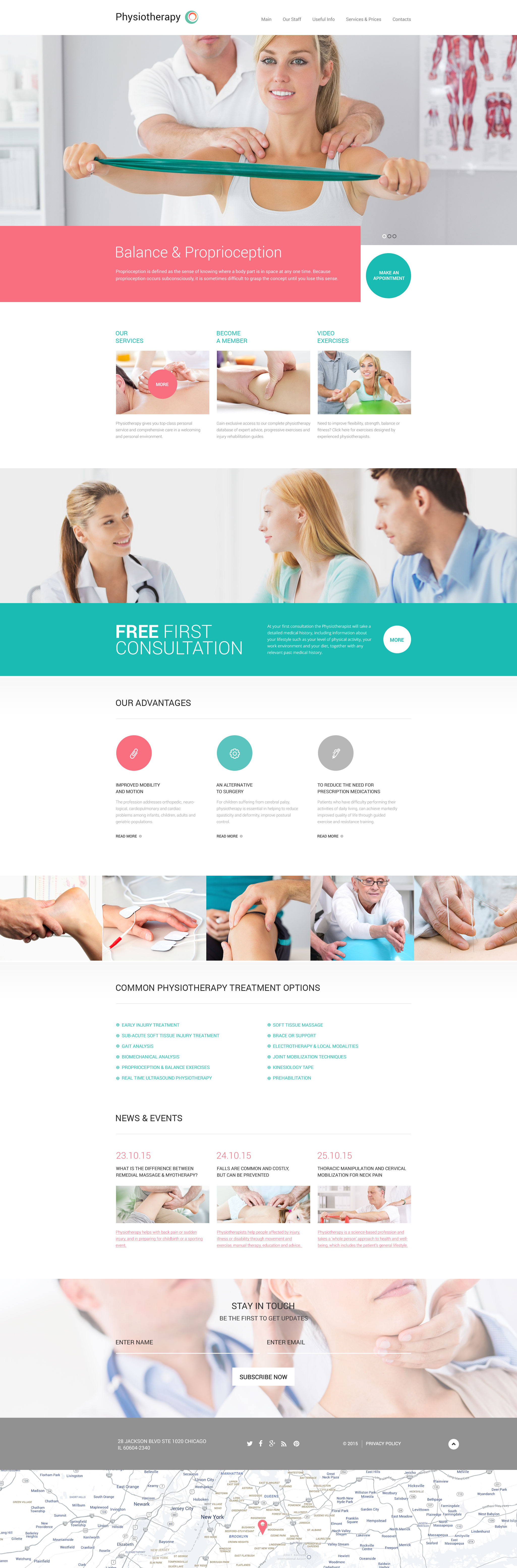 Physiotherapy Website Template