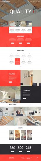 Suspended Ceilings Website Template