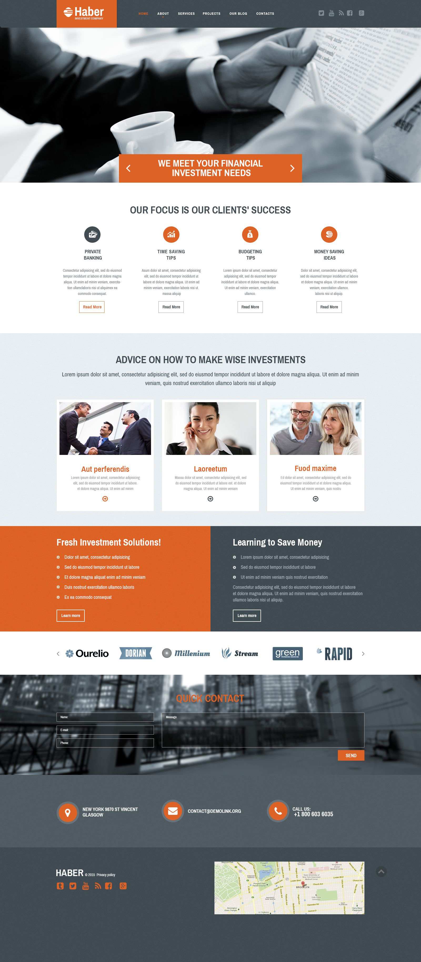 Business Template Responsive Website Template