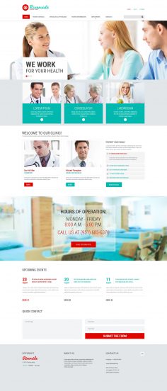 Medical Template Responsive Website Template