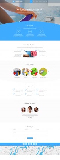 Cleaning Solution Website Template