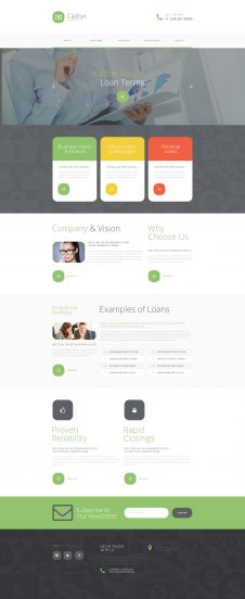 Money Lander Website Template