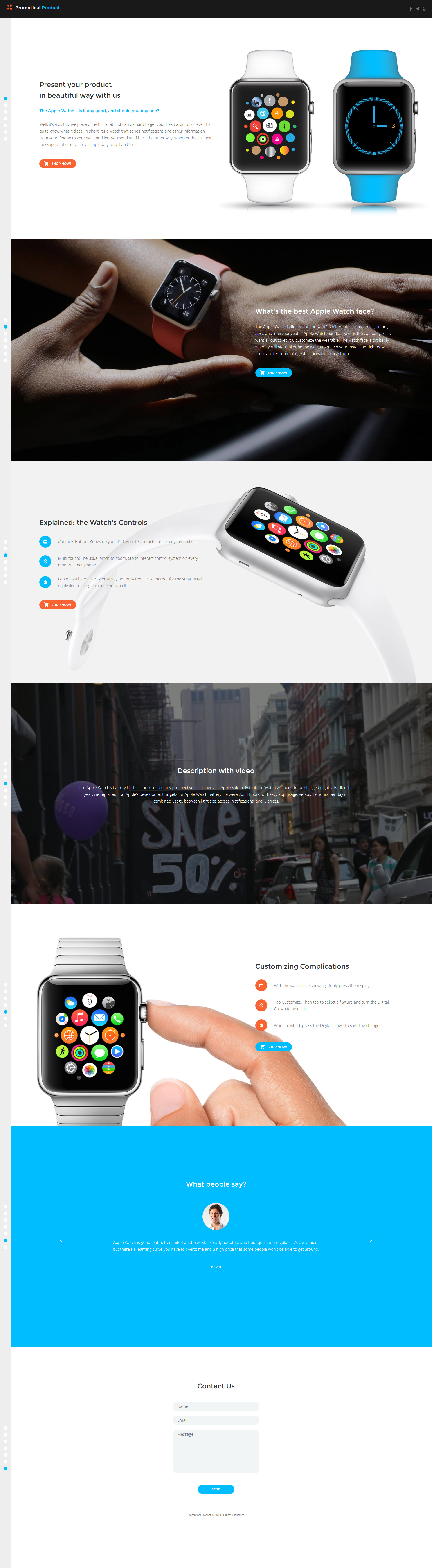 Print Shop Template Responsive Landing Page Template