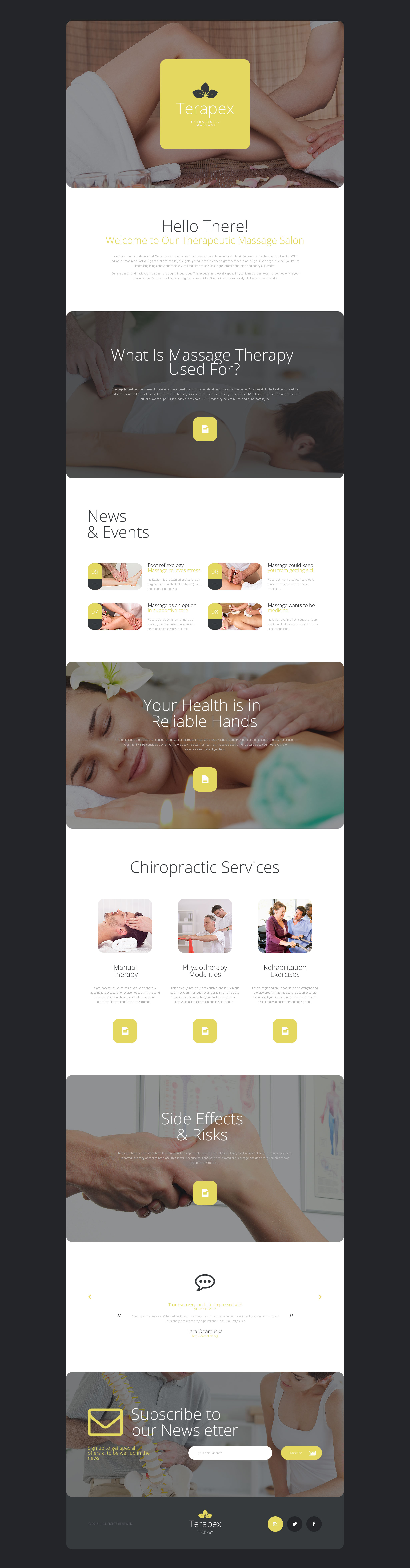 Massage Salon Templates Archives Zemez Html