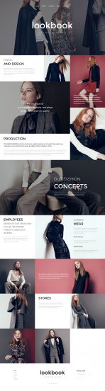 Fashion Template Responsive Website Template