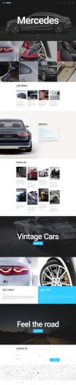 Car Template Responsive Website Template