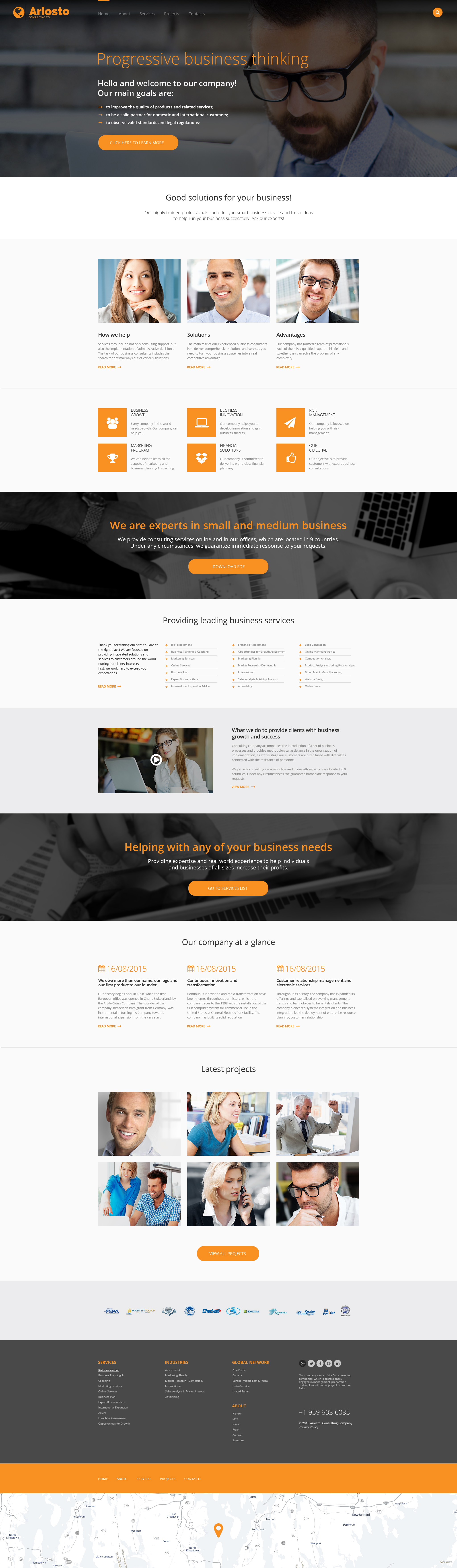 Consulting Template Responsive Website Template