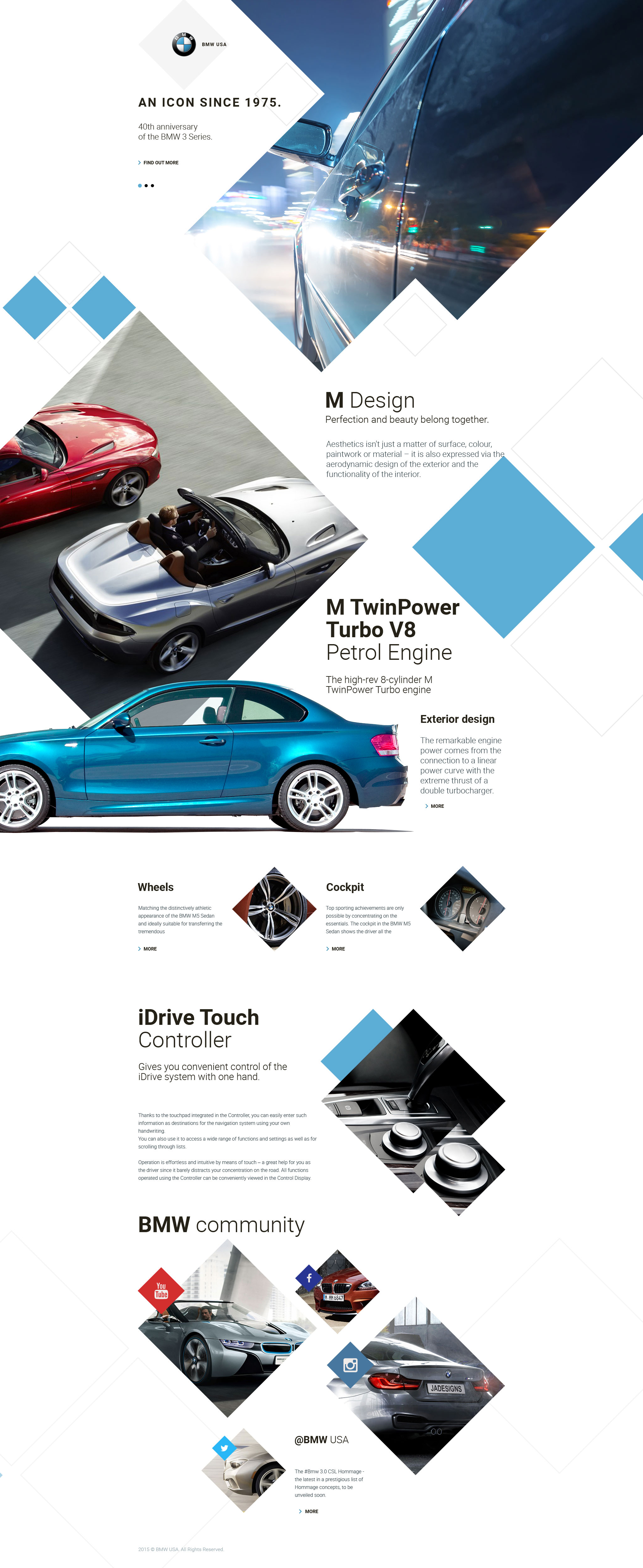 Car Template Responsive Landing Page Template