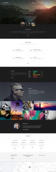 Photographer Portfolio Website Template