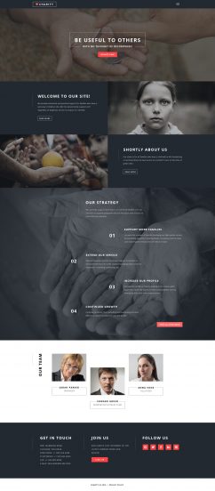 Child Charity Template Responsive Website Template