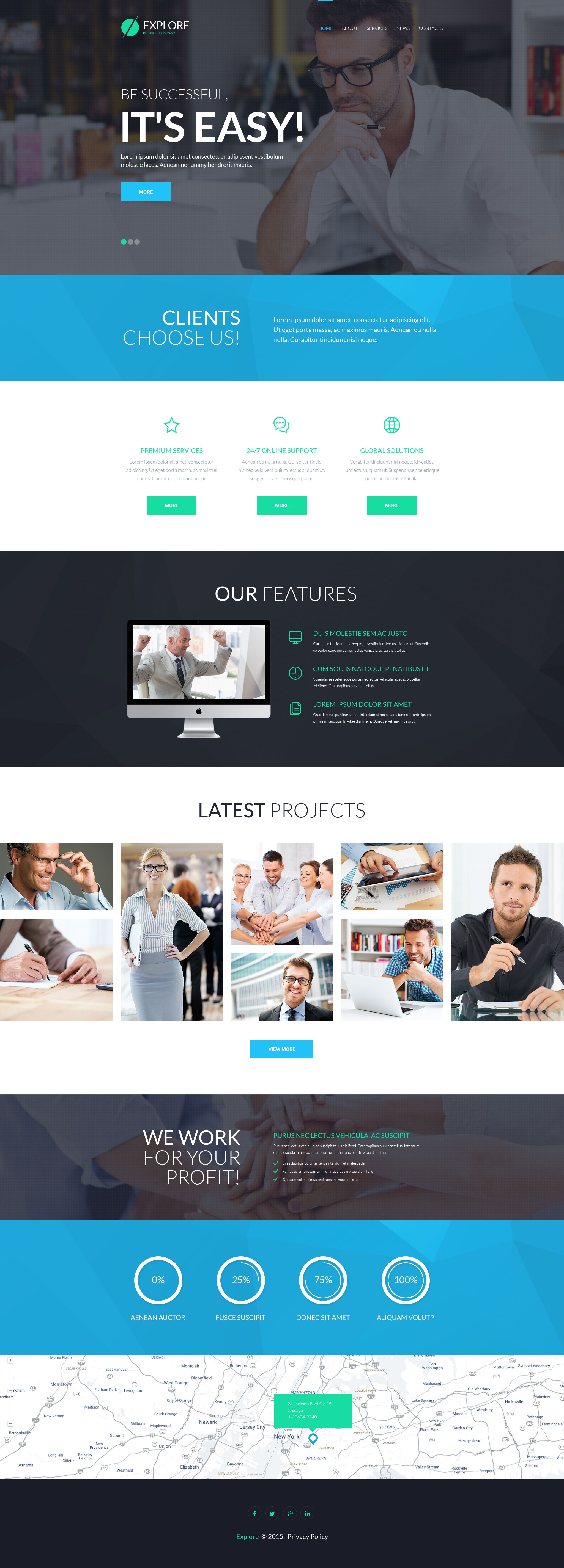 Business Template Responsive Website Template