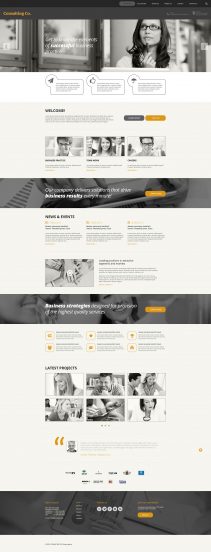 Consulting Template Responsive Website Template