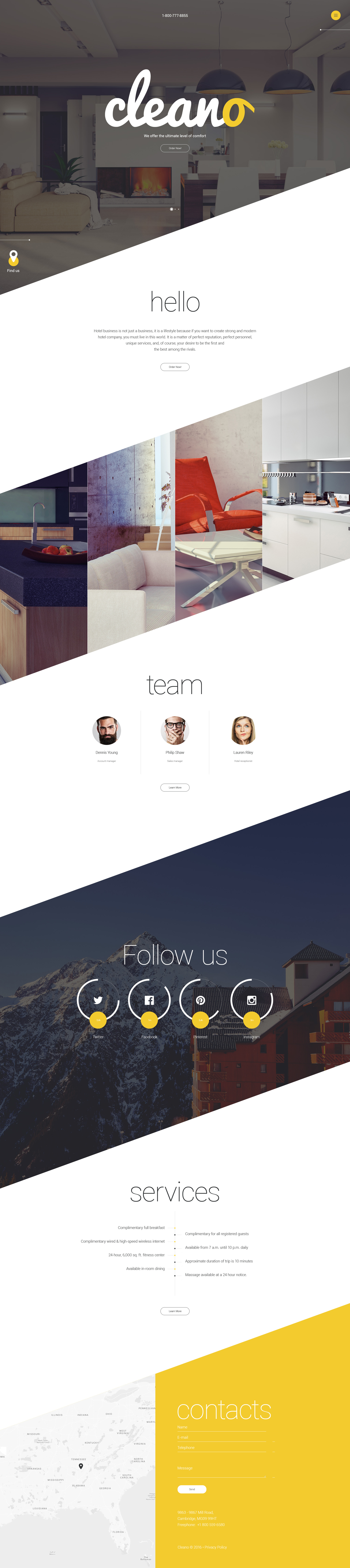 Cleano Website Template