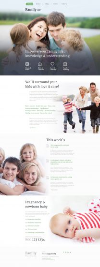 Family Centre Website Template