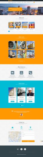 Cement Template Responsive Website Template