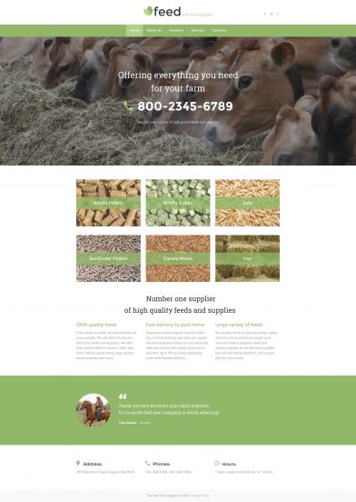 Farm Template Responsive Website Template