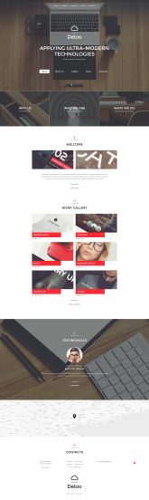 Web Design Template Responsive Website Template