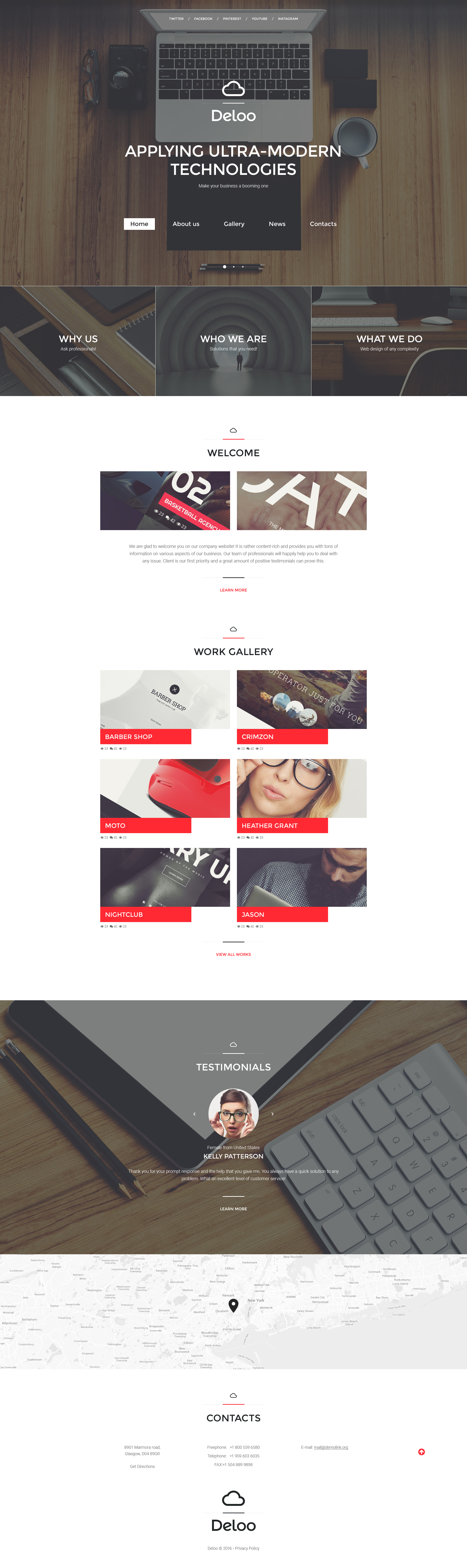 Web Design Template Responsive Website Template