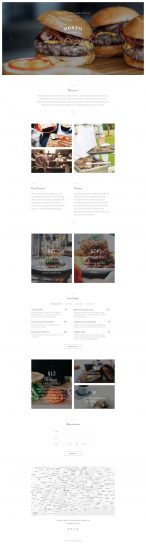 Italian Restaurant Template Responsive Landing Page Template