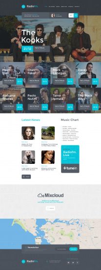 RadioFM Website Template