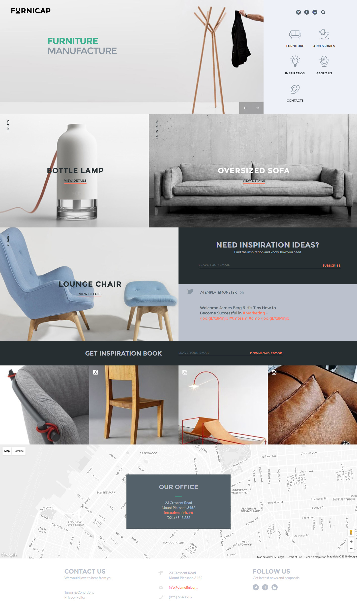 Furnicap Website Template