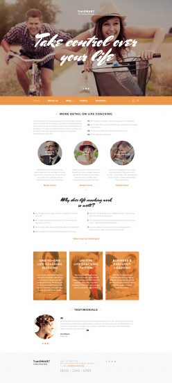 Life Coach Website Template