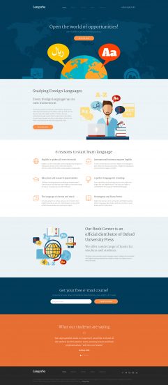 Langerba Website Template