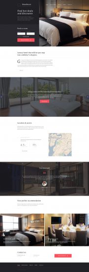 MoonResort Website Template