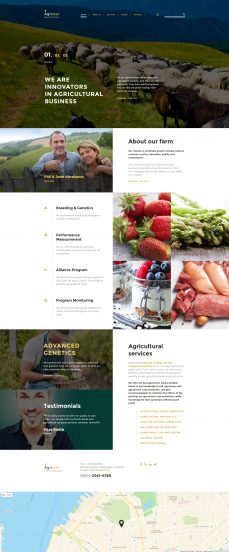 Farm Template Responsive Website Template