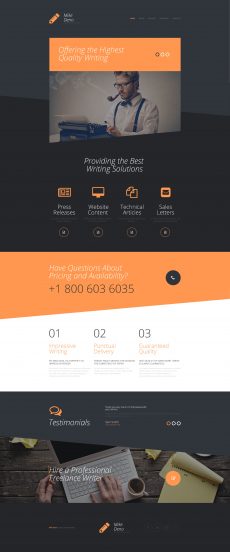 Mike Deno Website Template