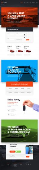 Carent - Car Rental Responsive Website Template