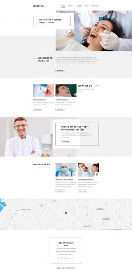 Dentic - Dentistry Clinic Medical Website Template