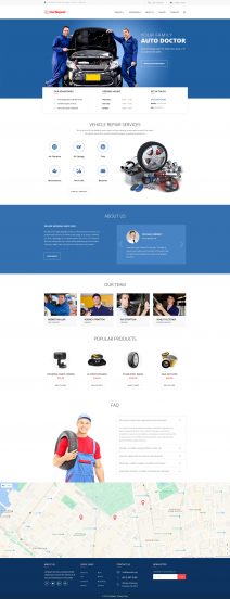 Car Repair - Car Repair Service Responsive Website Template