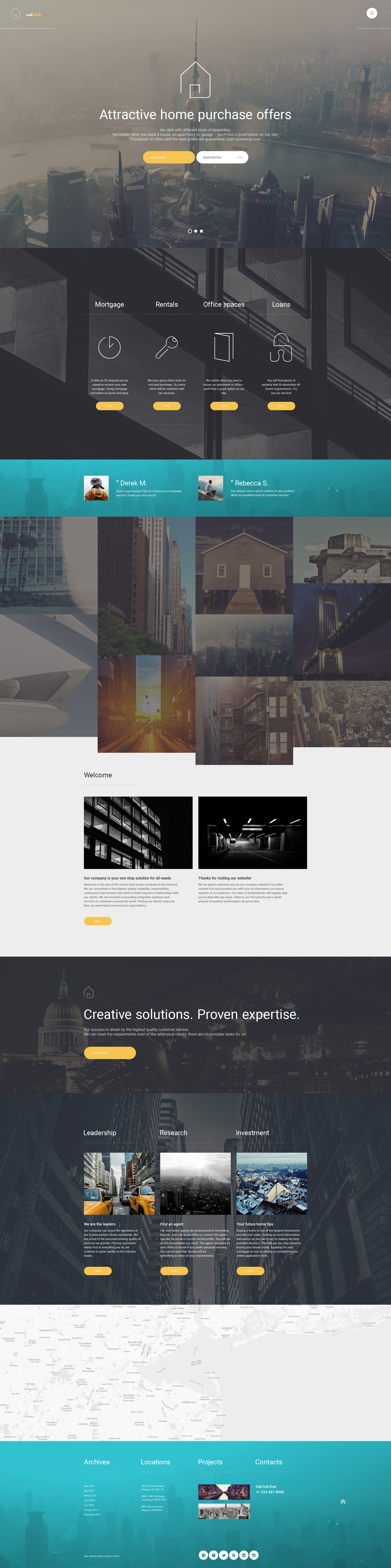 Real Estate Website Template