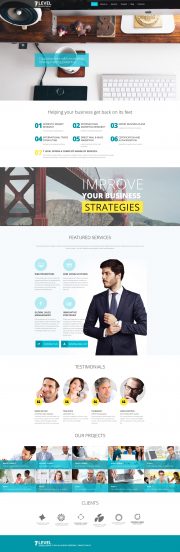 7 Level Website Template