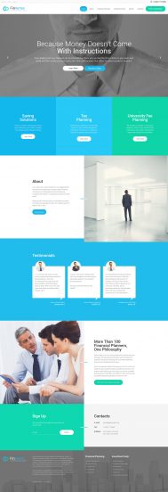 FinVertex Website Template