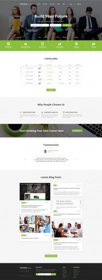 INTENSE Job Board Website Template