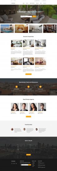 INTENSE Real Estate Website Template