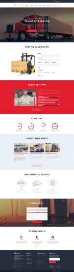 Cargo - Multipurpose Transportation Website Template