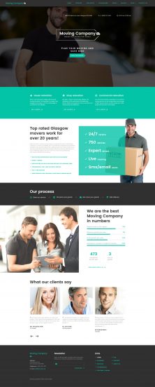 Moving Company Template Responsive Website Template