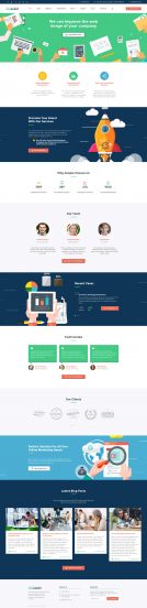 SEO Website Template Responsive Website Template