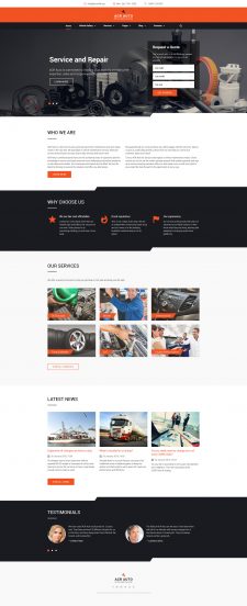 ACR Auto Website Template