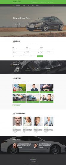 AutoTrader Website Template