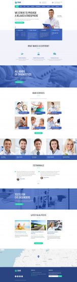 Medical Template Responsive Website Template