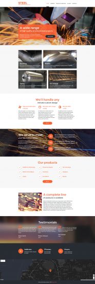 Welding Template Responsive Website Template